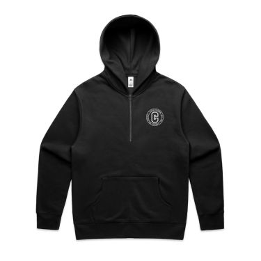  Core Cisco Active 1/2 Zip Hoodie - Black (Unisex)