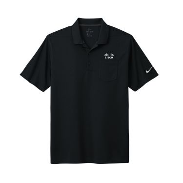  Core Nike Micro Pique Pocket Polo Black (Men's)
