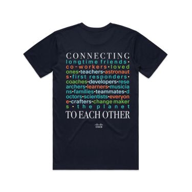 Connecting to Each Other T-Shirt - Navy (Unisex) 
