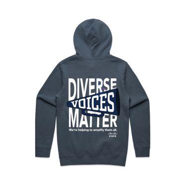 Diverse Voices Hoodie - Petrol Blue (Unisex) 