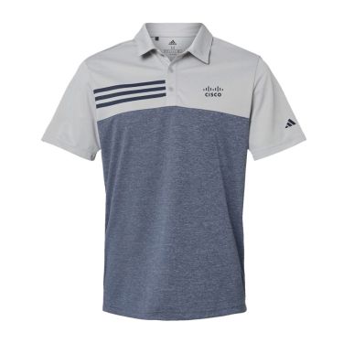  Core Adidas Colorblock Polo - Navy Heather (Men's)
