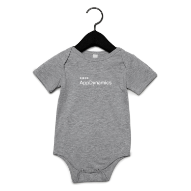 Cisco AppDynamics Baby Onesie - Heather Grey (Youth)