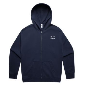  Core Relax Zip Hoodie - Ink Blue (Unisex)