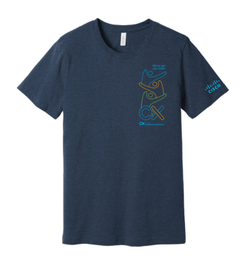 CX We've Got Your Back Figures T-Shirt - Navy (Unisex)